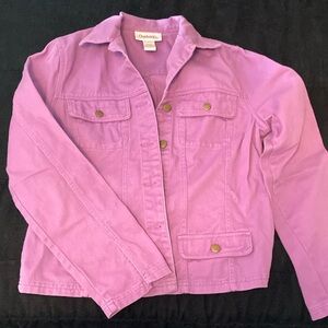 Women’s purple jean jacket